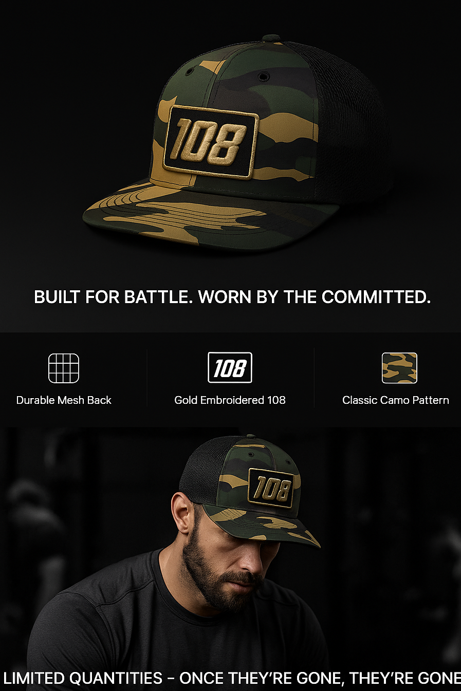 LIMITED EDITION CAMO HAT
