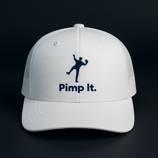 108 White Pimp It Hat