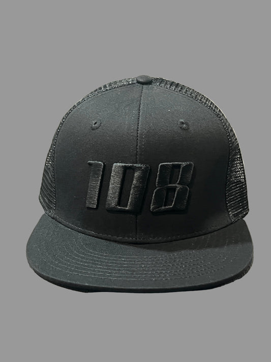 All Black 108 Hat