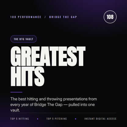 BTG Vault: Greatest Hits — Top Hitting & Pitching Presentations from Bridge The Gap