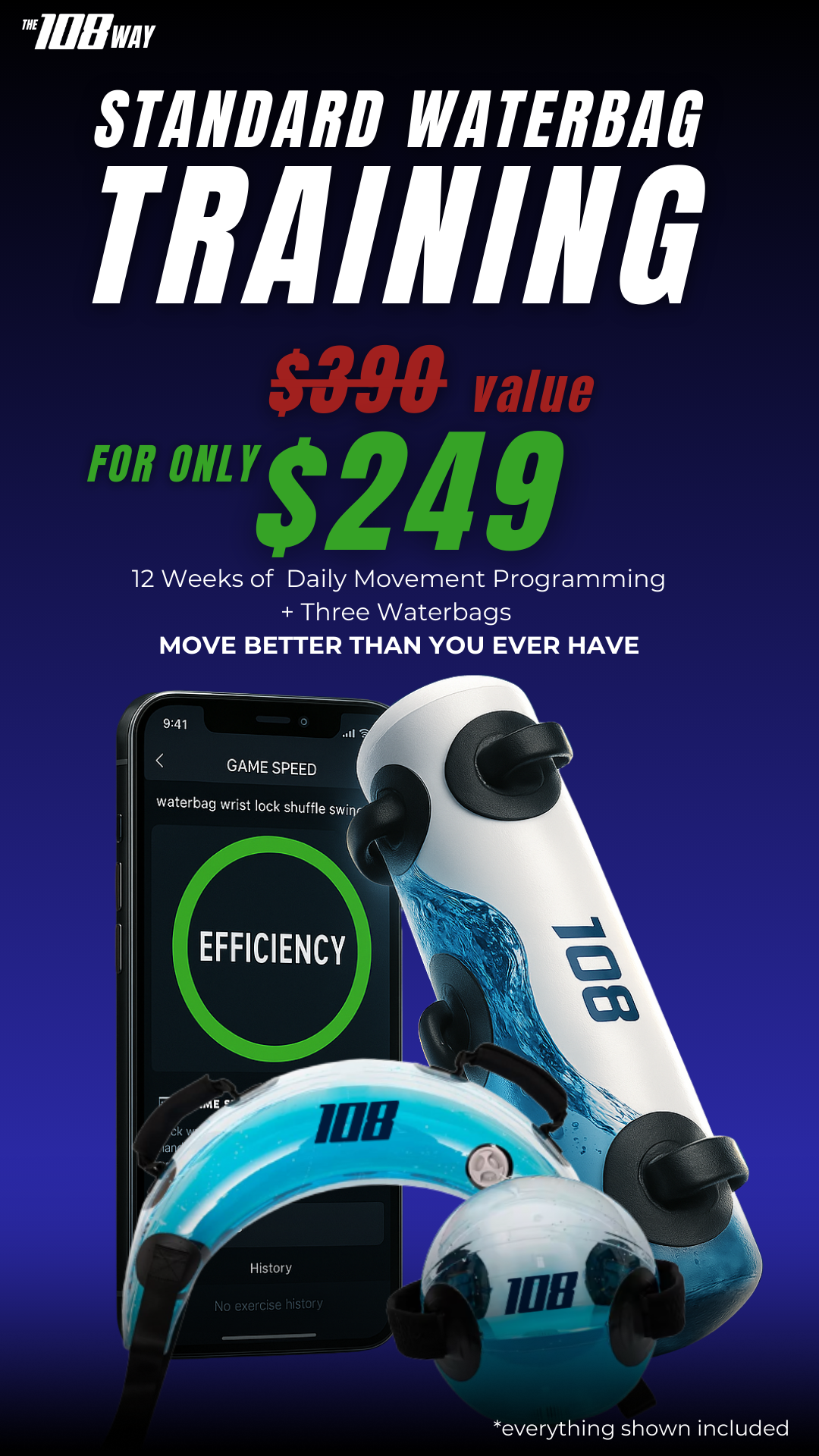 Movement Programming (WATERBAGS INCLUDED)