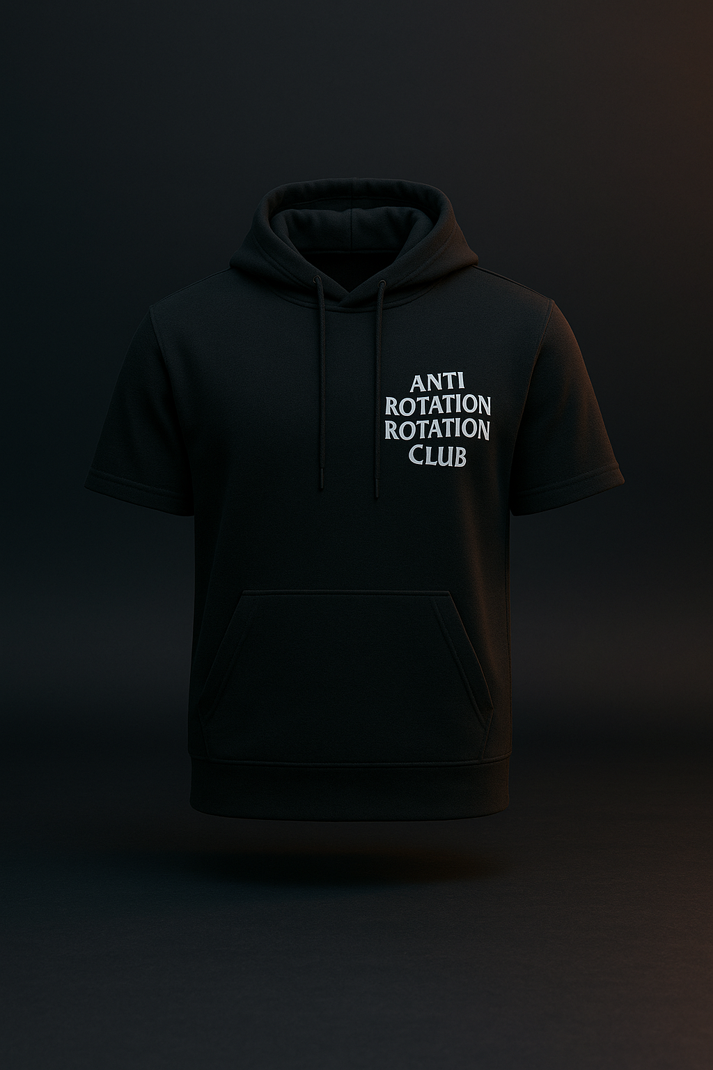 Anti Rotation Rotation Club Short Sleeve Hoodie