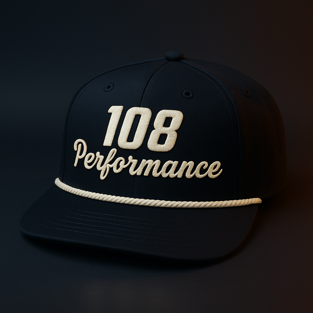 108 Script Golf Hat