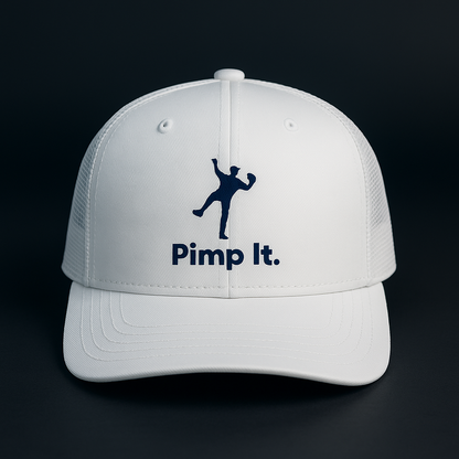 108 White Pimp It Hat