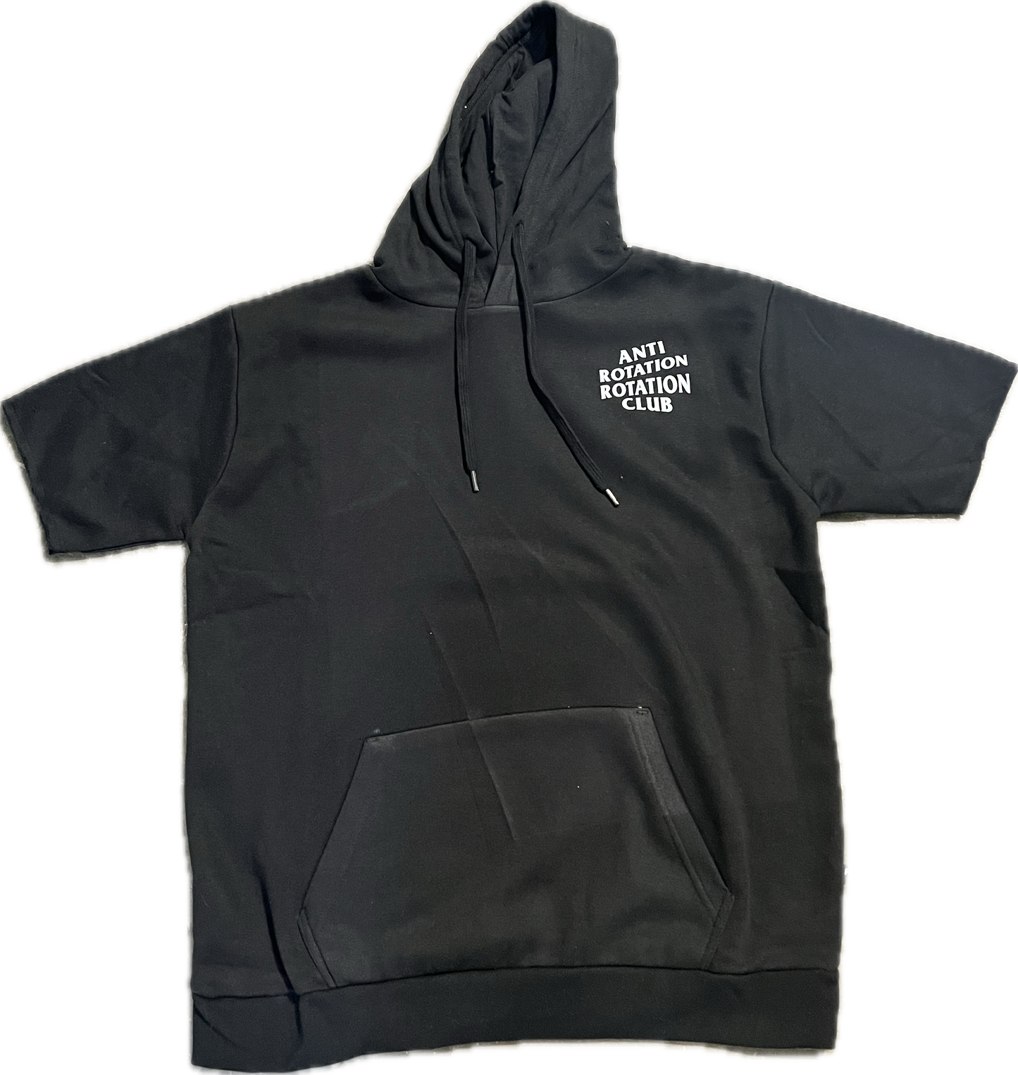 Anti Rotation Rotation Club Short Sleeve Hoodie